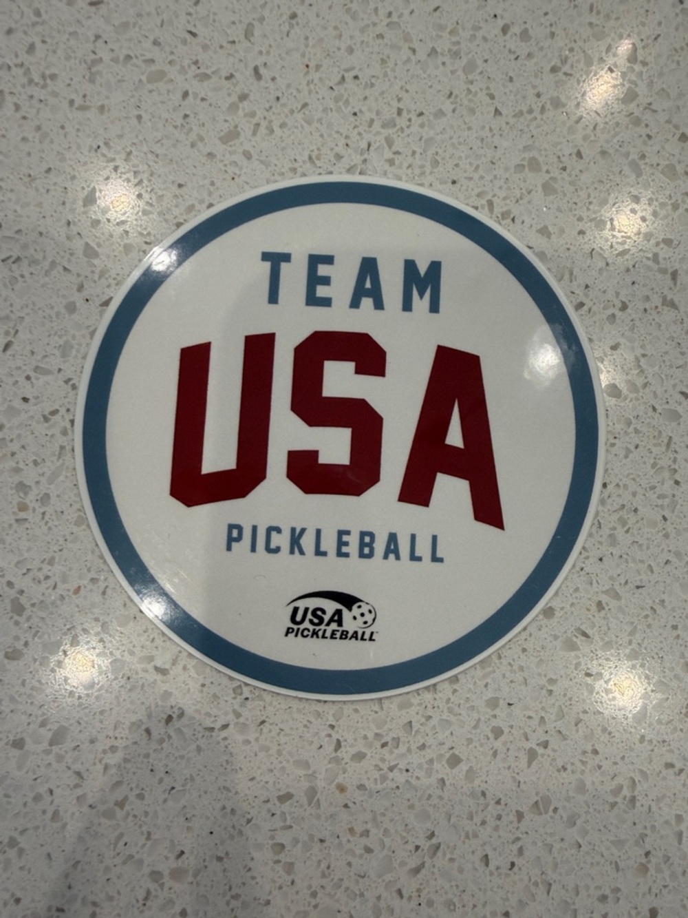 USA Pickleball Navy Hat, keychain and 2 stickers - Picture 6 of 6